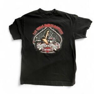 Harley-Davidson motorcycles Las Vegas Black Short Sleeve Tee size m